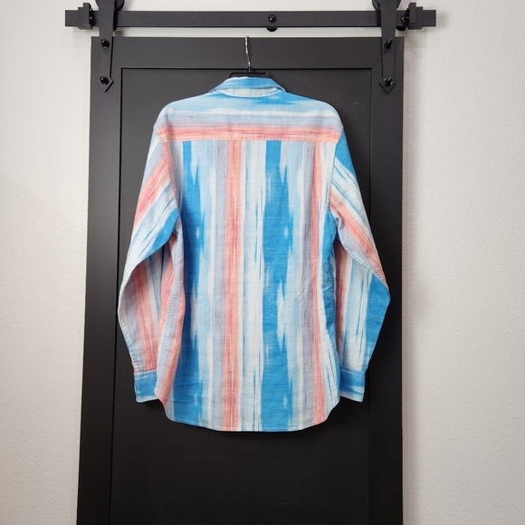 Tommy Bahama Linen Blend Soleil Shirt Long Sleeve Marlin Logo, Size M - Picture 5 of 7